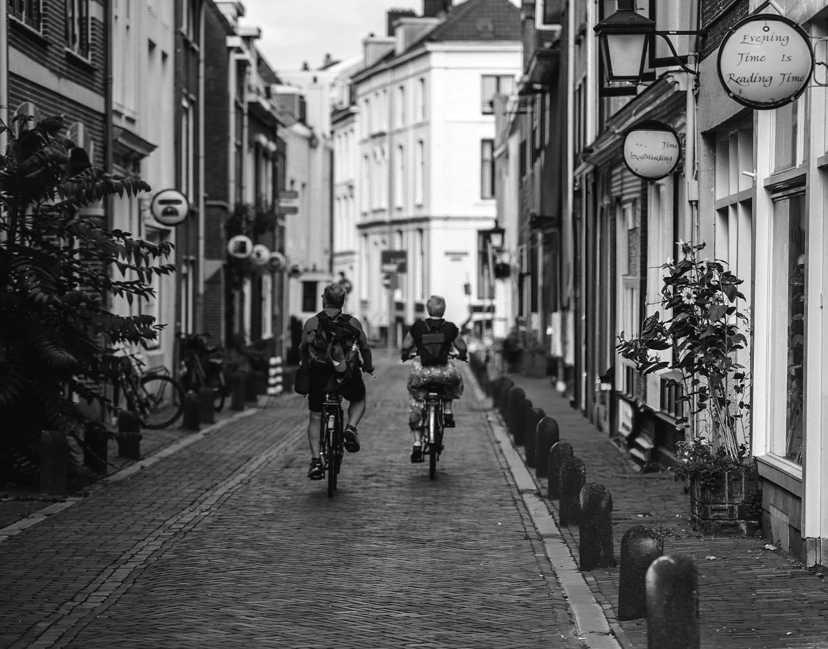 Sfeerbeeld van fietsers in Utrecht
